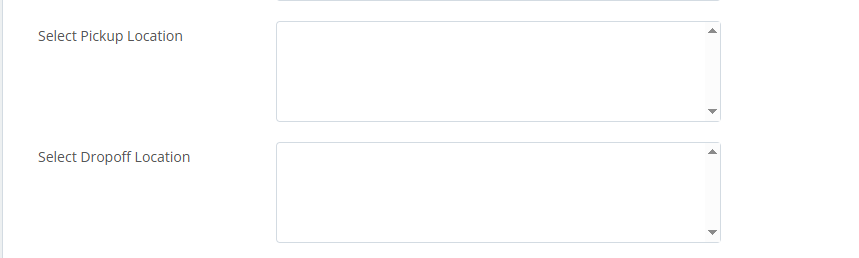 Add Rental Drop and Pick-up Location
