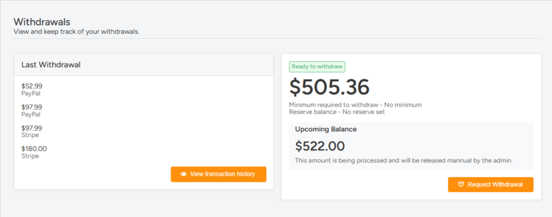 Store wallet system