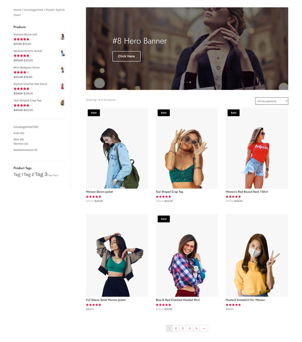 Divi WooCommerce theme screenshot 2