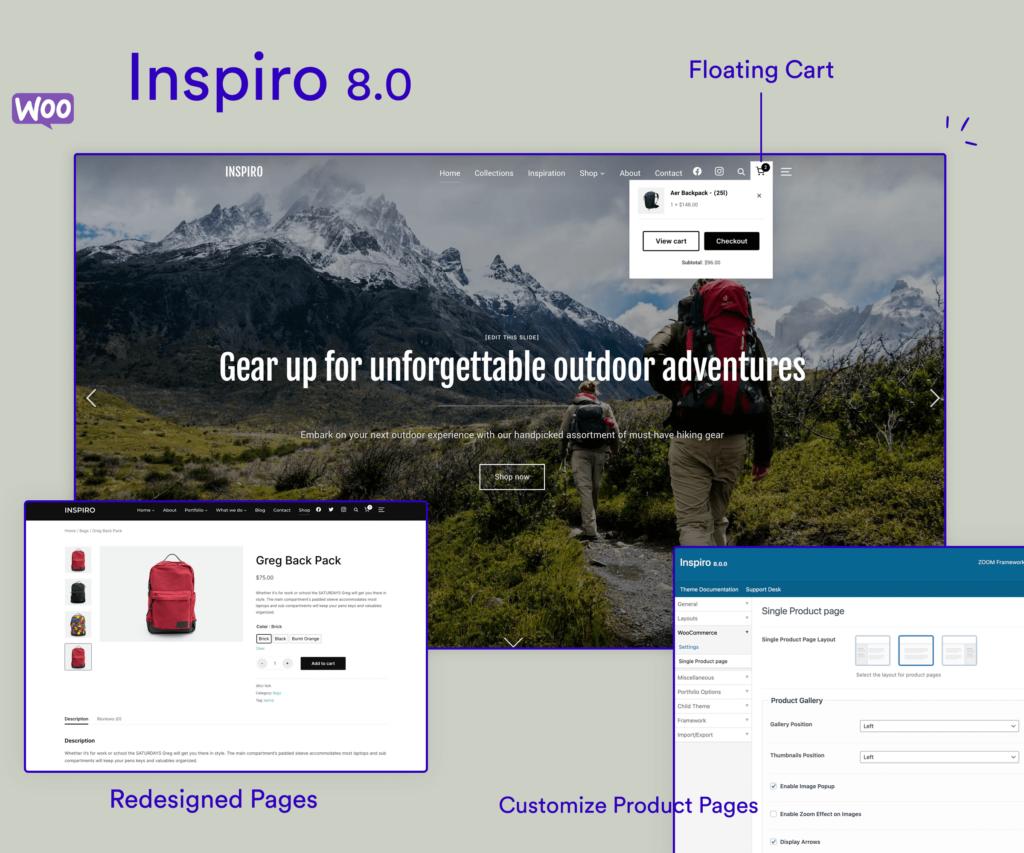 Inspiro WooCommerce theme screenshot 3