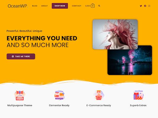 OceanWP WooCommerce theme screenshot 3